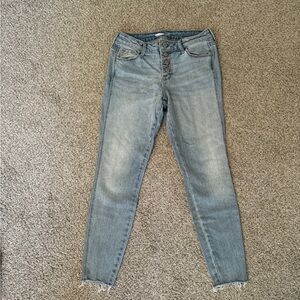 Old Navy Rockstar Super Skinny Ankle Jeans Size 4 Mid Rise